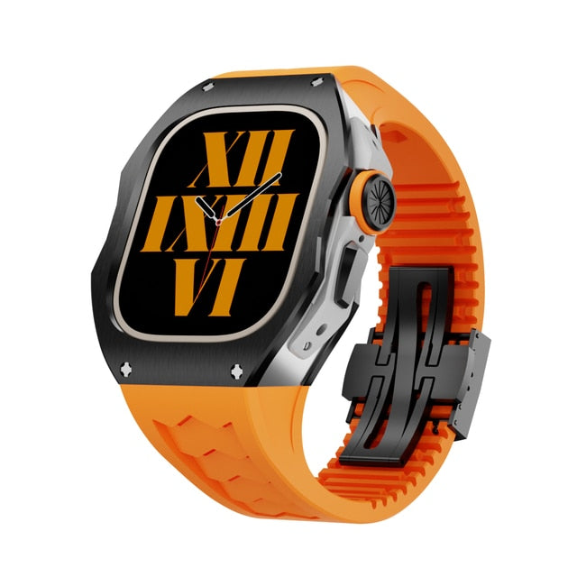 Apple Watch CASE ULTRA 49MM Titanium orange – ZIVRRIGLOBAL
