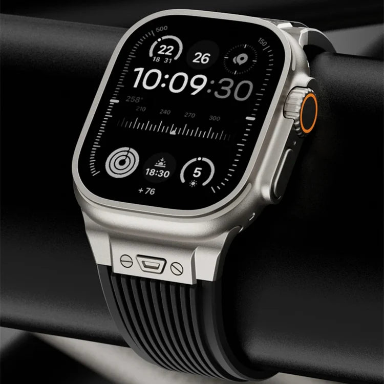 RM Designer Streamlined Silicone Band For Apple Watch