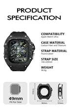 Load image into Gallery viewer, Apple Watch Case   -Carbon FIBRE  49 MM -I WATCH ULTRA
