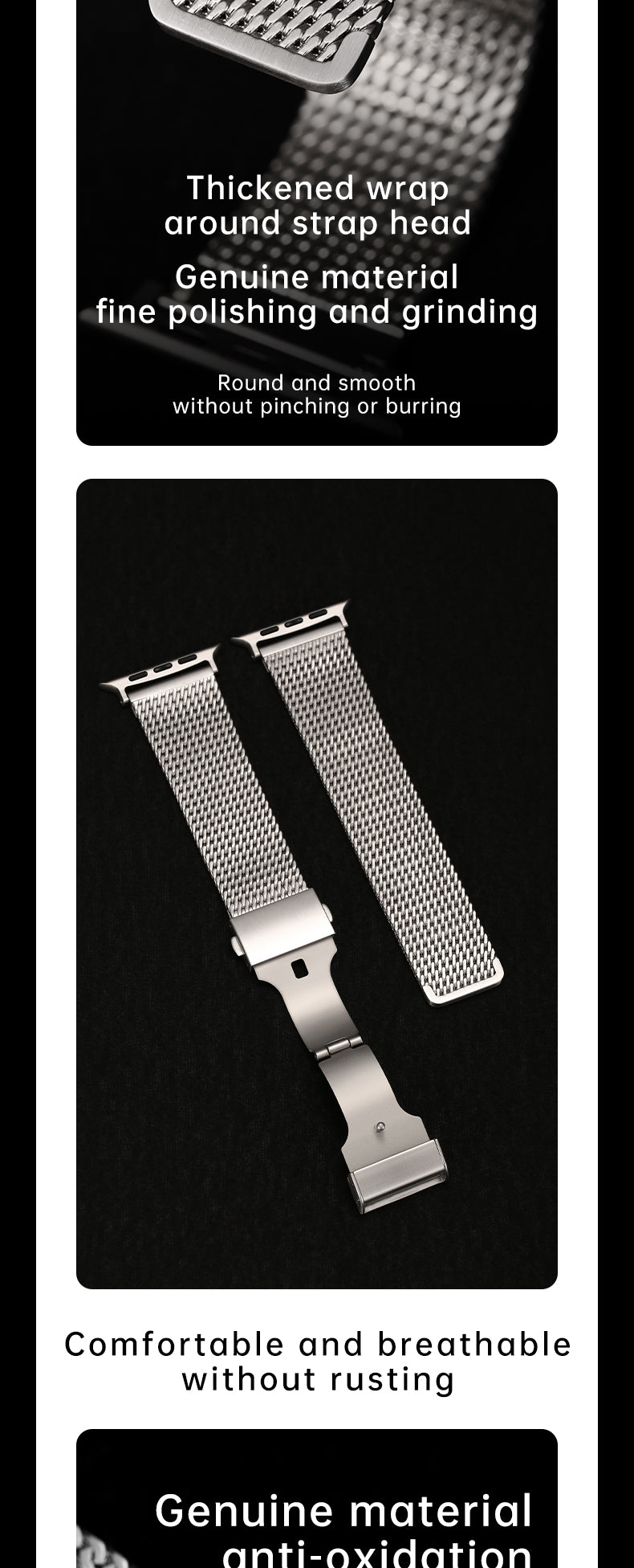 Milanese Loop Band For Apple Watch