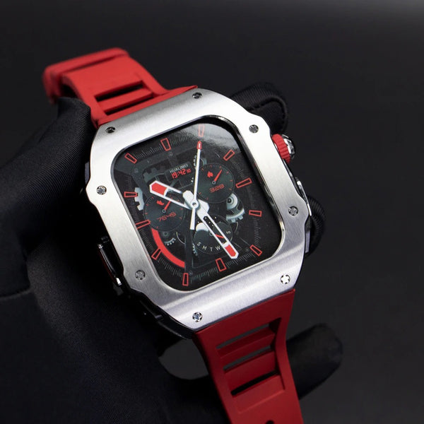 Apple Watch CASE ULTRA 49MM Titanium Red – ZIVRRIGLOBAL