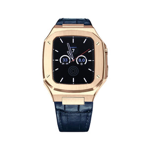 Apple Watch Case -18K Rose Gold Leather strap