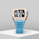 Load image into Gallery viewer, Apple Watch Case  Titanium diamonds Blue - ZIVRRI.COM
