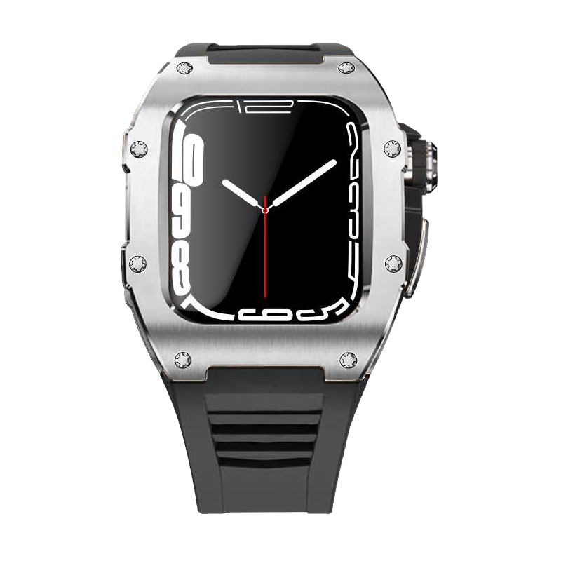 Apple Watch Case star screw Titanium black strap