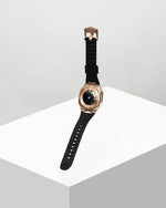 Load image into Gallery viewer, Apple Watch  Case Rose Gold Black Silicone - ZIVRRI.COM
