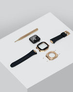 Load image into Gallery viewer, Apple Watch Case -18K Gold silicone strap - ZIVRRI.COM
