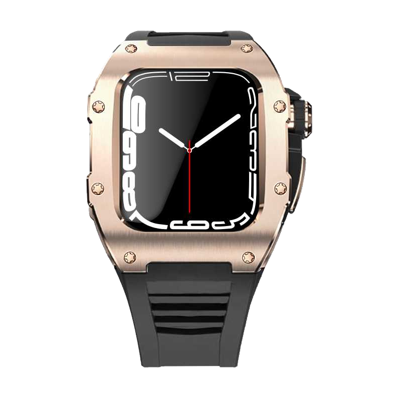 Apple Watch Case star screw Stainless steel black strap