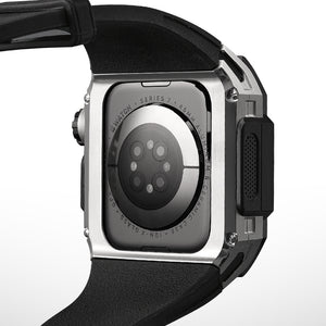 Apple Watch Case - Black bezel silver case
