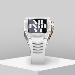 Apple Watch Case White  Titanium diamonds