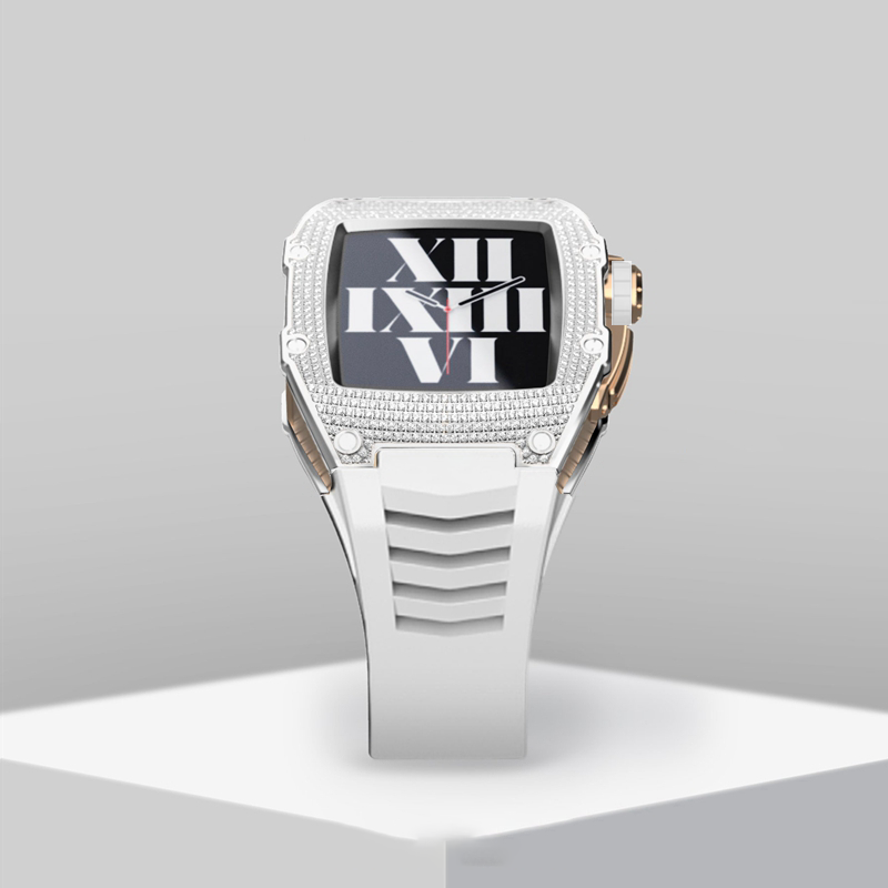 Apple Watch Case Full Titanium 443 Diamonds