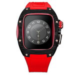 Load image into Gallery viewer, Apple Watch Case -Red Titanium &amp; carbon fibre
