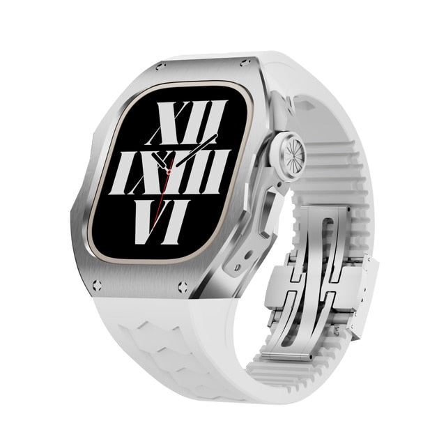 Apple Watch CASE ULTRA 49MM Titanium White – ZIVRRIGLOBAL