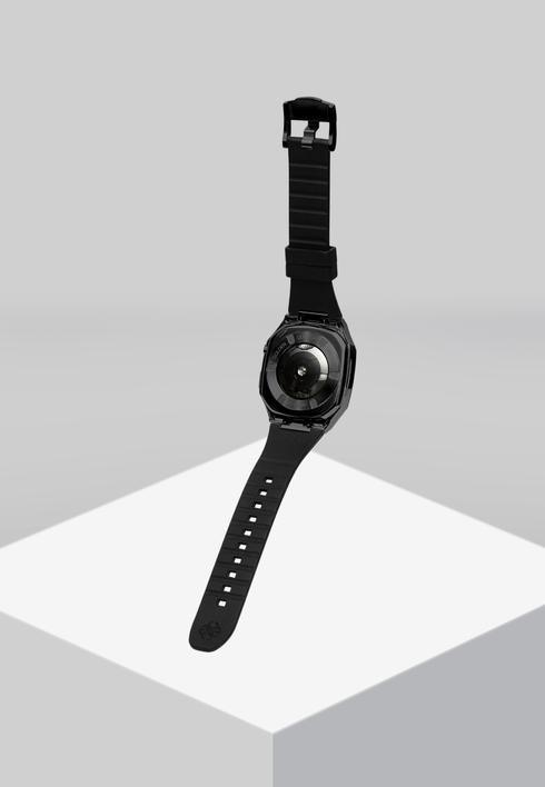 Apple Watch Case Series 7 Black Metal Bracelet - ZIVRRI.COM