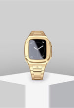 Load image into Gallery viewer, Apple watch Case -18K Gold metal bracelet - ZIVRRI.COM
