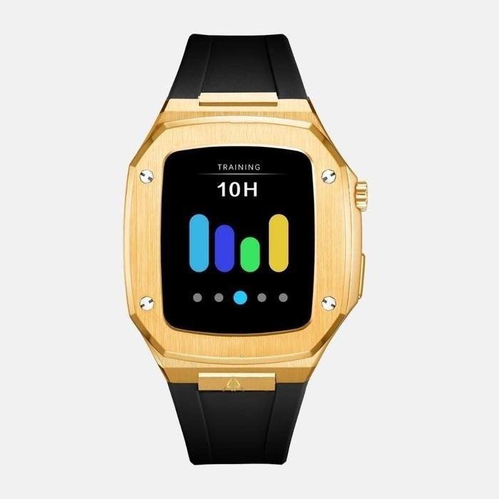 Apple Watch Case -18K Gold silicone strap - ZIVRRI.COM
